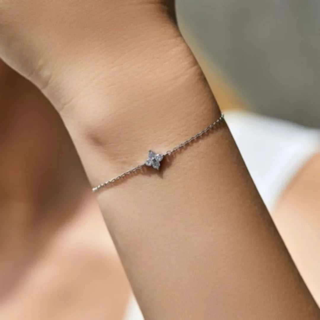 April Diamond Birthstone Bracelet