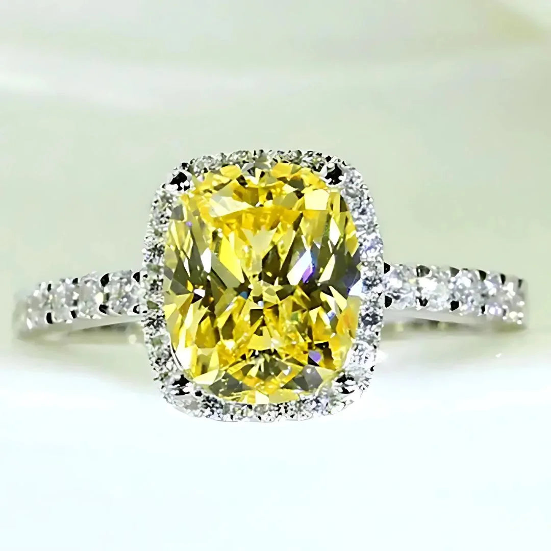 November Citrine Birthstone Ring