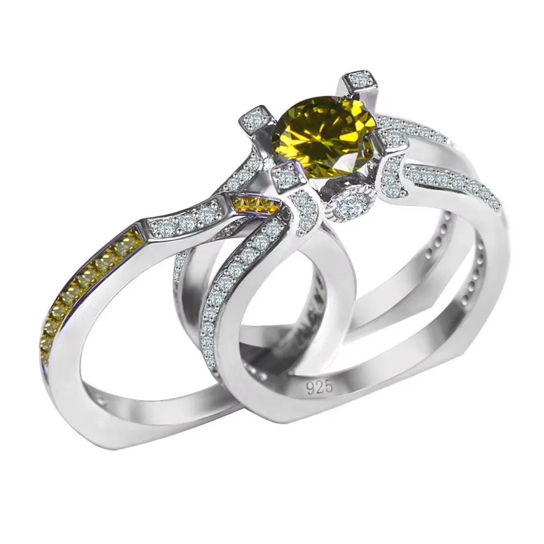 August Peridot Birthstone Ring