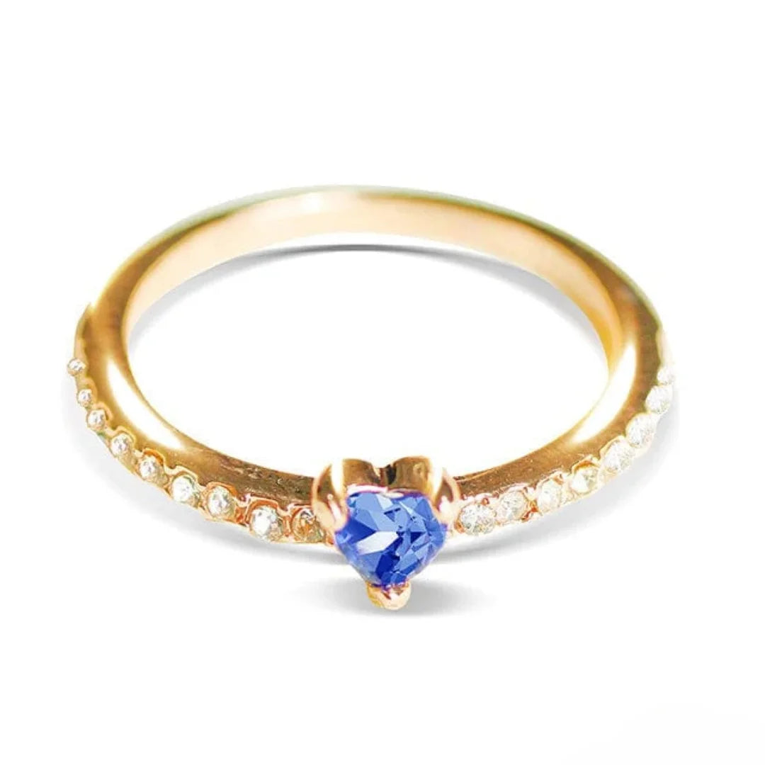 September Sapphire Birthstone Ring