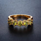 August Peridot Birthstone Ring