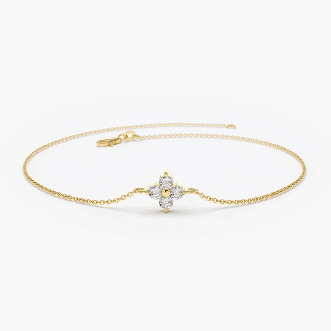 April Diamond Birthstone Bracelet