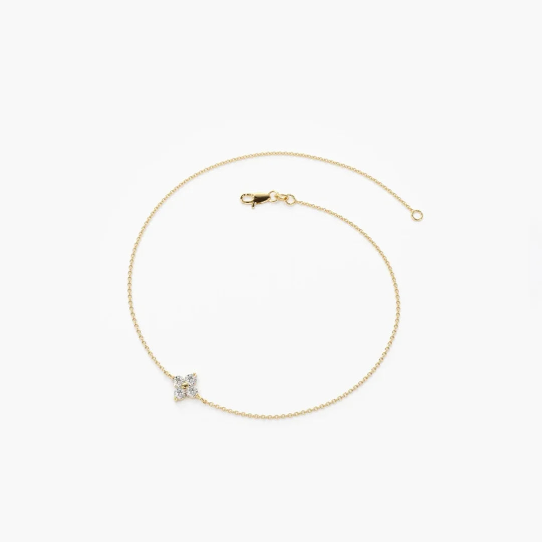 April Diamond Birthstone Bracelet