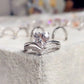 April Diamond Birthstone Stacking Ring