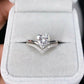 April Diamond Birthstone Stacking Ring