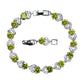 August Peridot Birthstone Bracelet