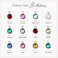 Personalized Birthstone Bar Bracelet | Engraved Name or Date