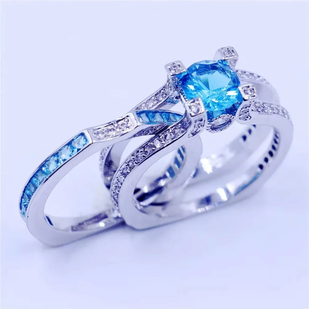 December Zircon Birthstone Ring