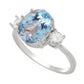 December Zircon Birthstone Ring