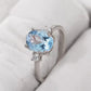 December Zircon Birthstone Ring