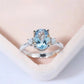 December Zircon Birthstone Ring