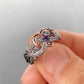 February Amethyst Birthstone Ring