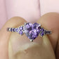 February Amethyst Birthstone Ring