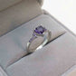 February Amethyst Birthstone Ring