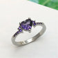 February Amethyst Birthstone Ring