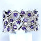 February Amethyst Birthstone Ring