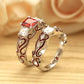 Garnet Stacking Ring