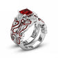 Garnet Stacking Ring