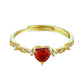 January Garnet Alluring Birthstone Ring