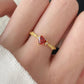 January Garnet Alluring Birthstone Ring