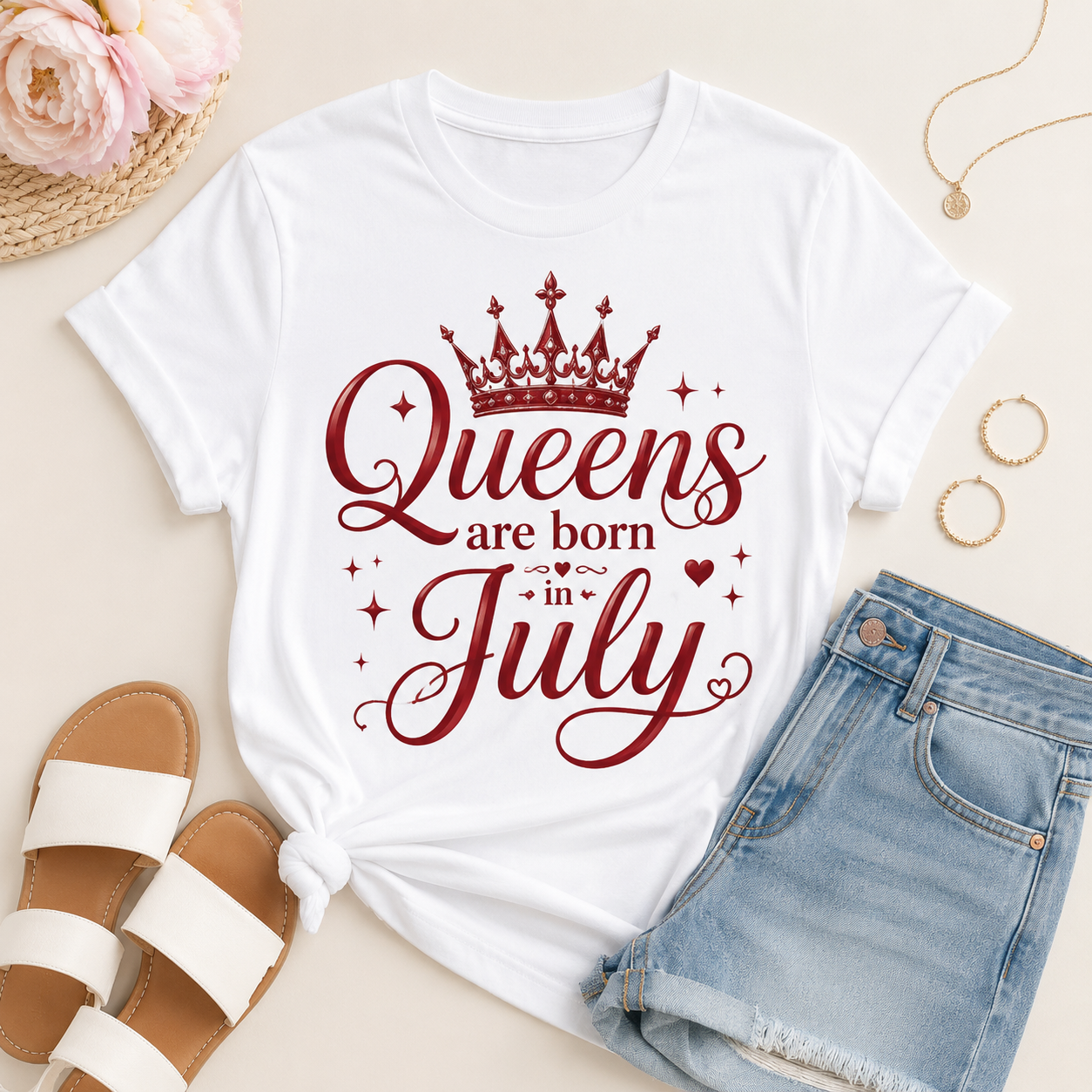 July Birthday Shirt | Born in July Premium Tee