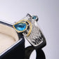 March Aquamarine Birthstone Ring