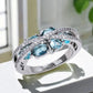 March Aquamarine Birthstone Ring