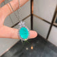 March Aquamarine Birthstone Necklace