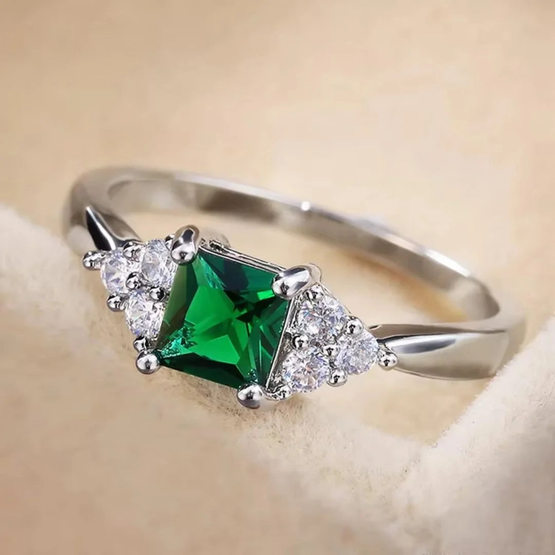 May Emerald Birthstone Ring