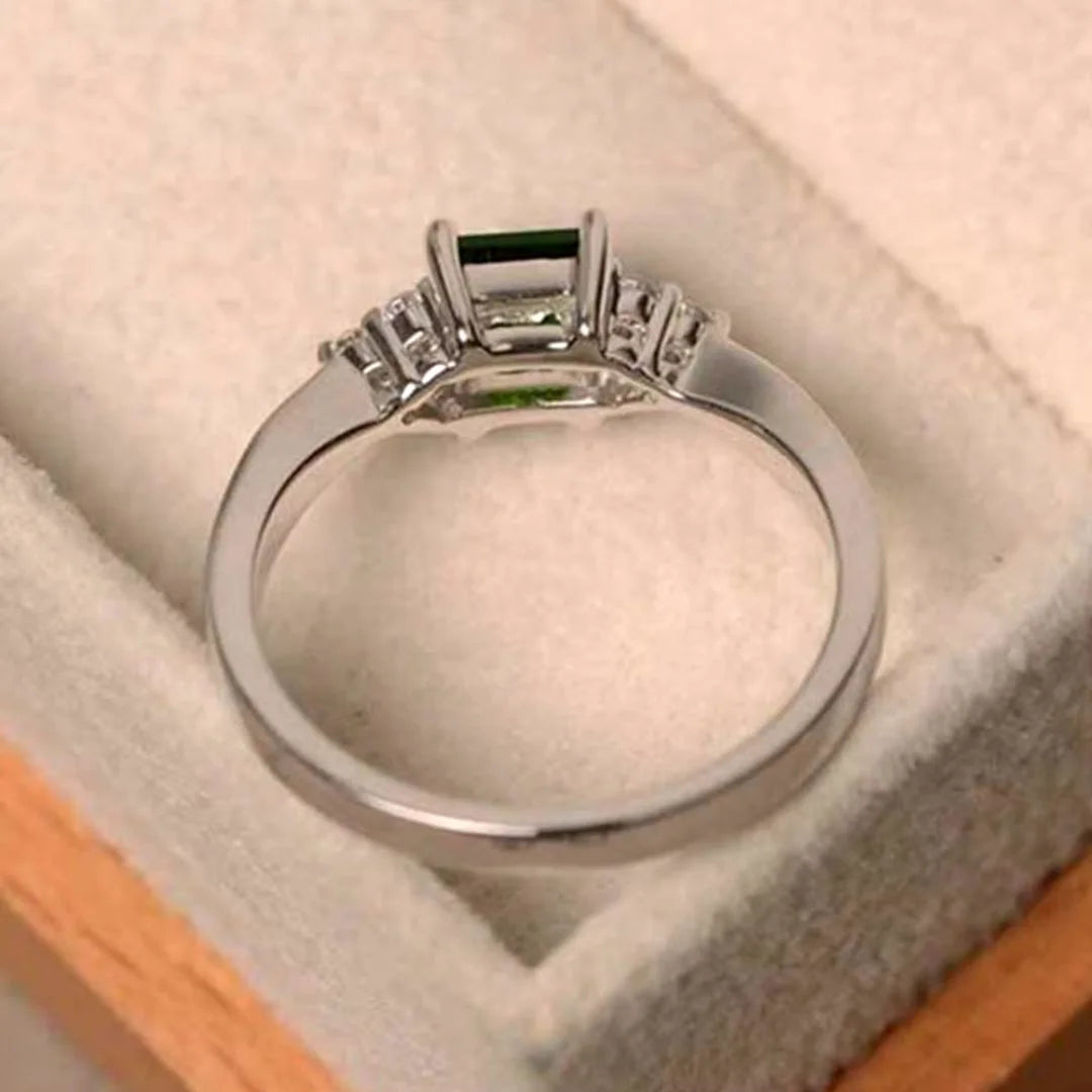 May Emerald Birthstone Ring