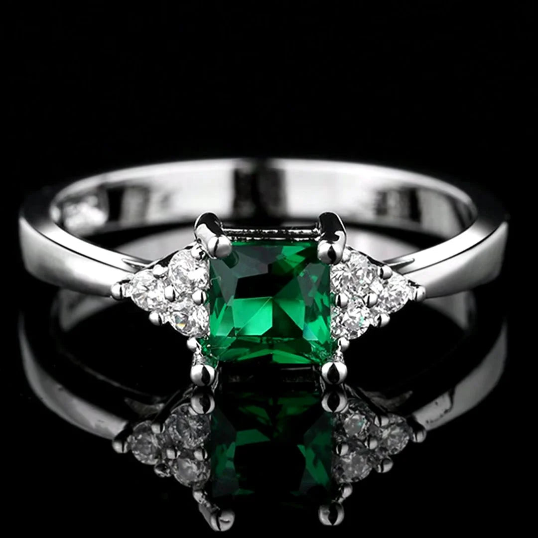 May Emerald Birthstone Ring