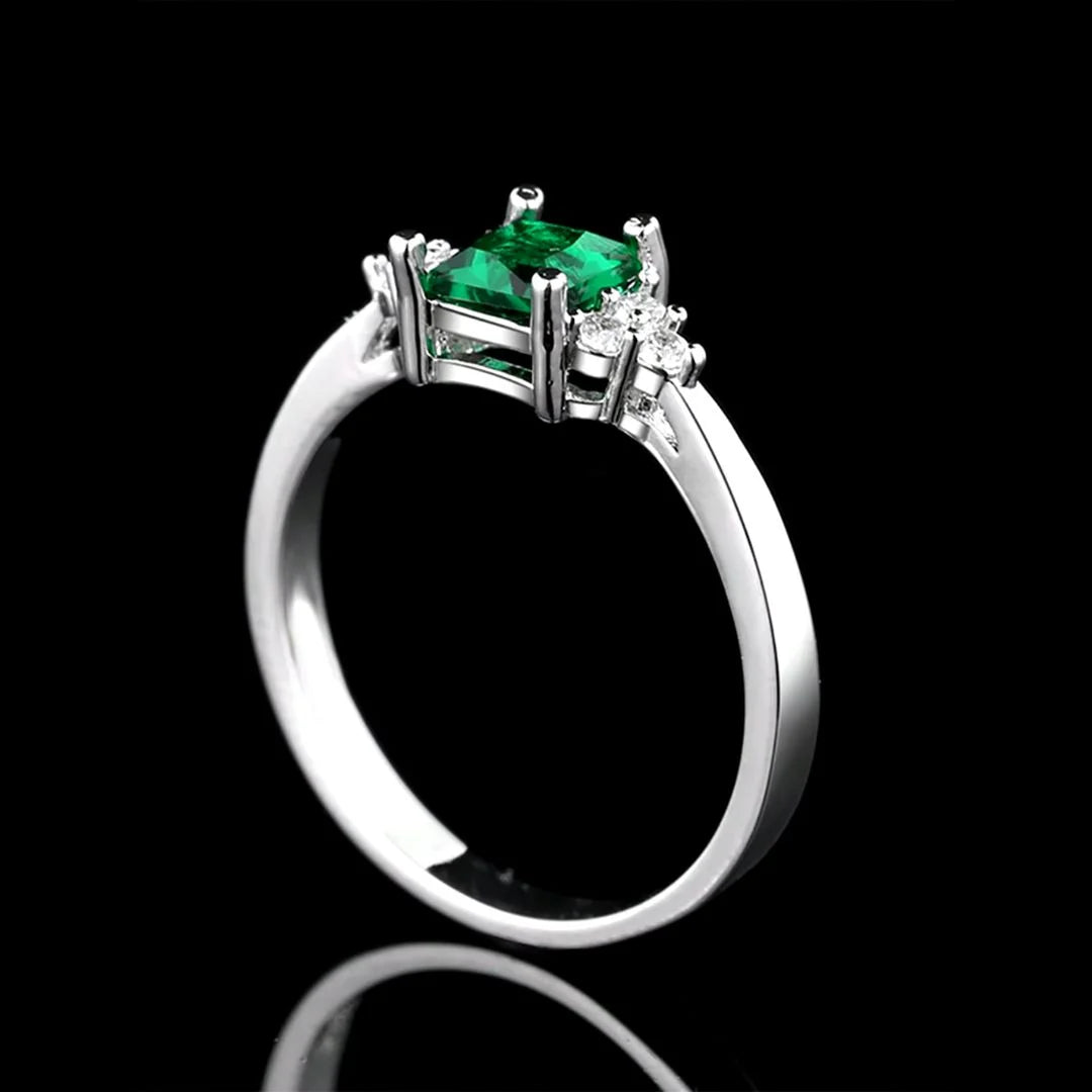 May Emerald Birthstone Ring