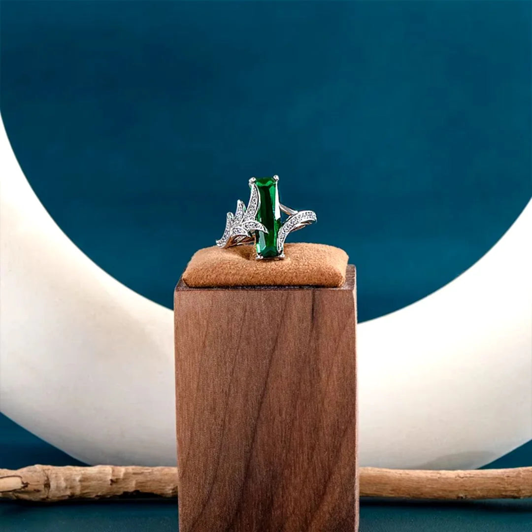 May Emerald Birthstone Ring