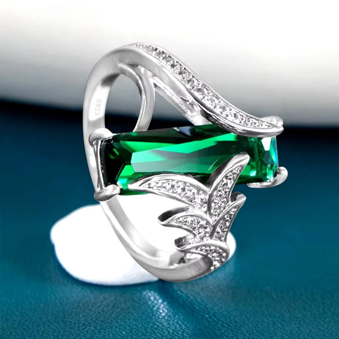 May Emerald Birthstone Ring