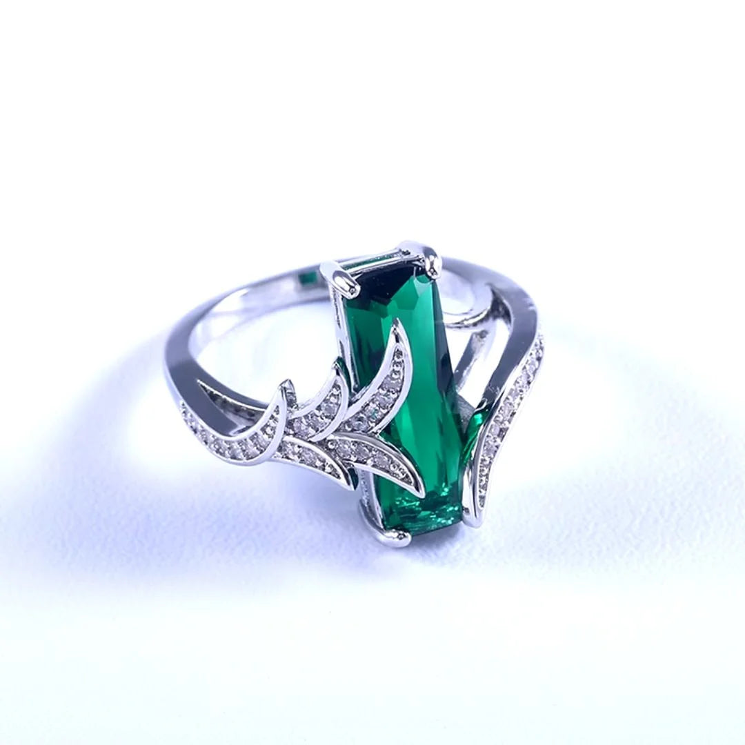 May Emerald Birthstone Ring