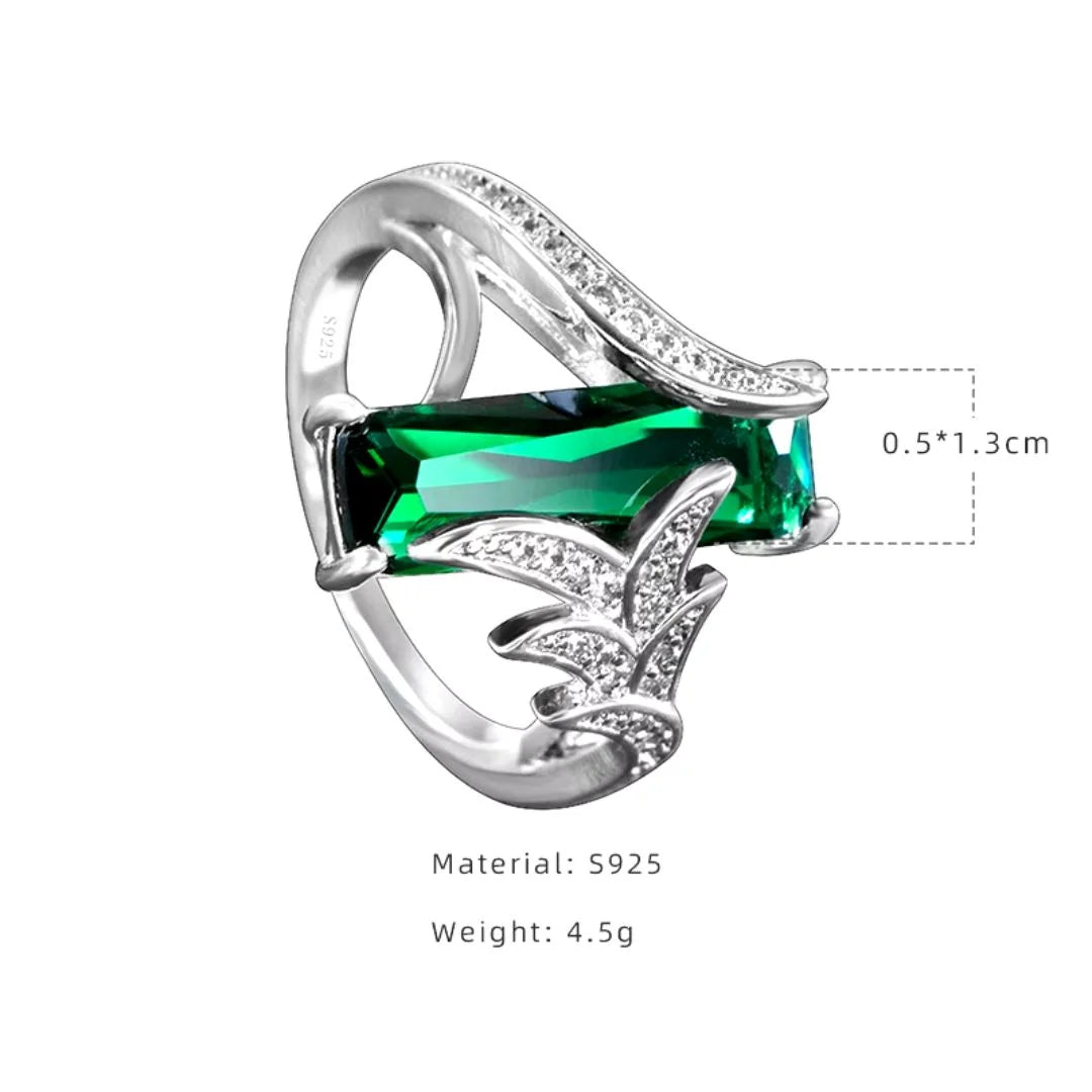 May Emerald Birthstone Ring