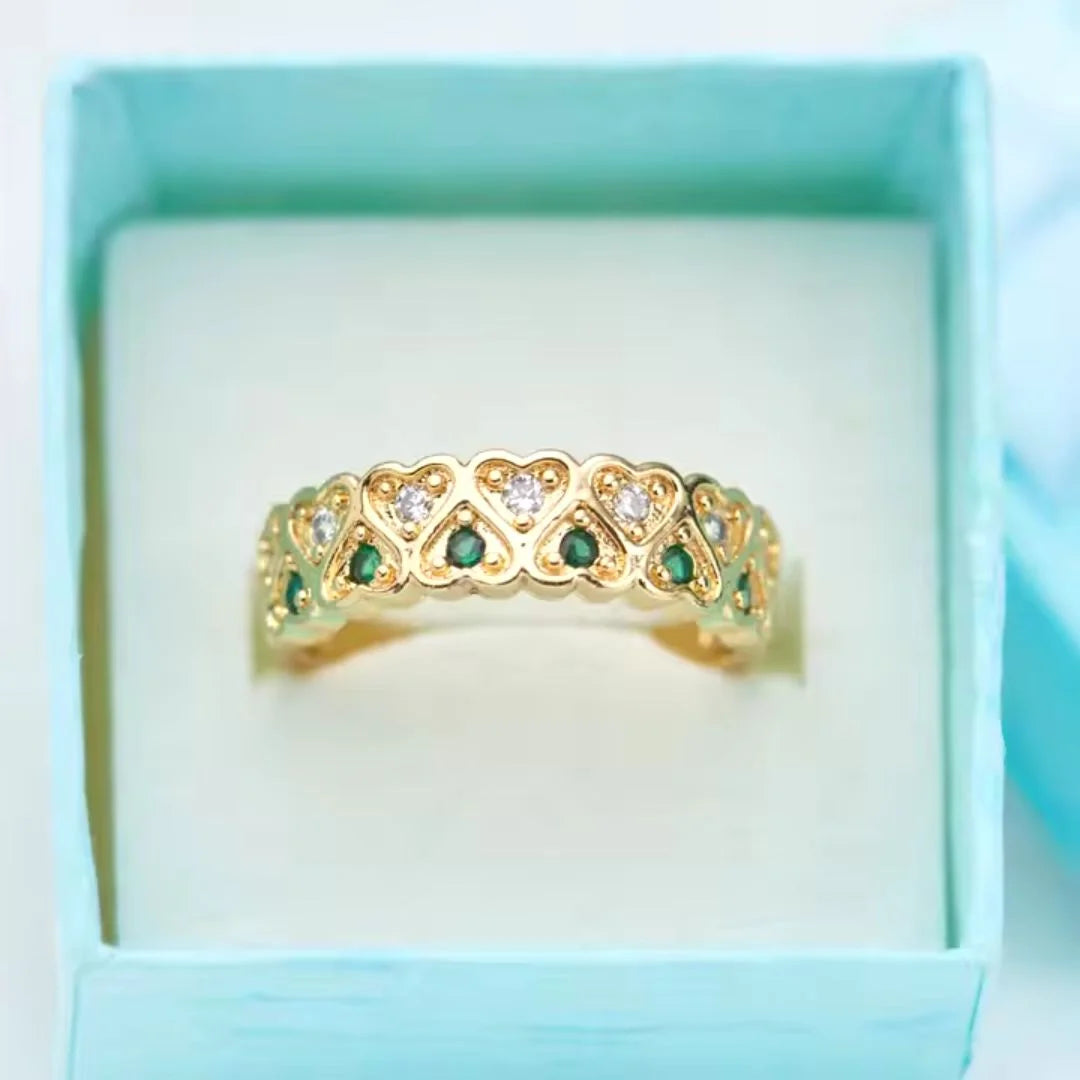 May Emerald Birthstone Ring