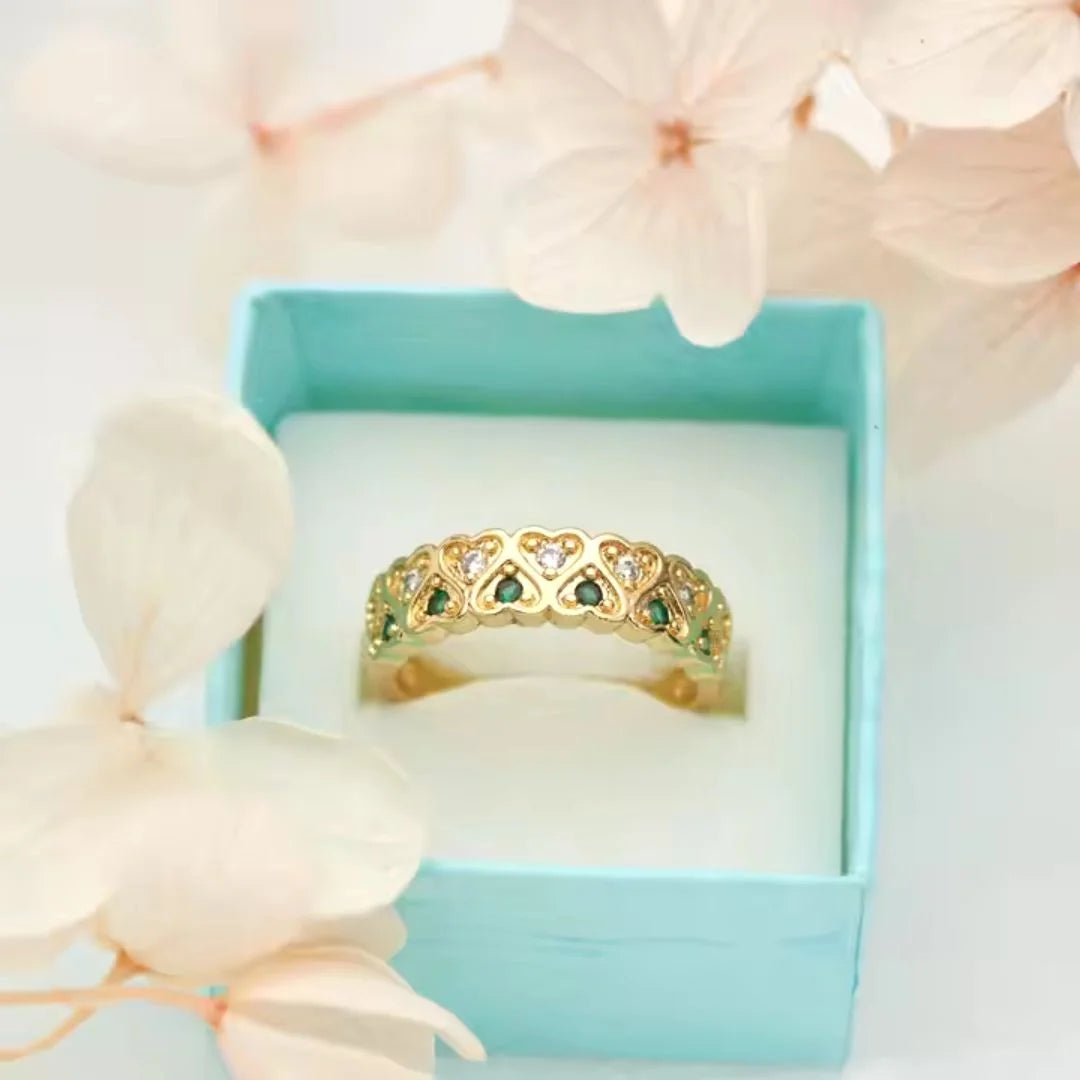 May Emerald Birthstone Ring