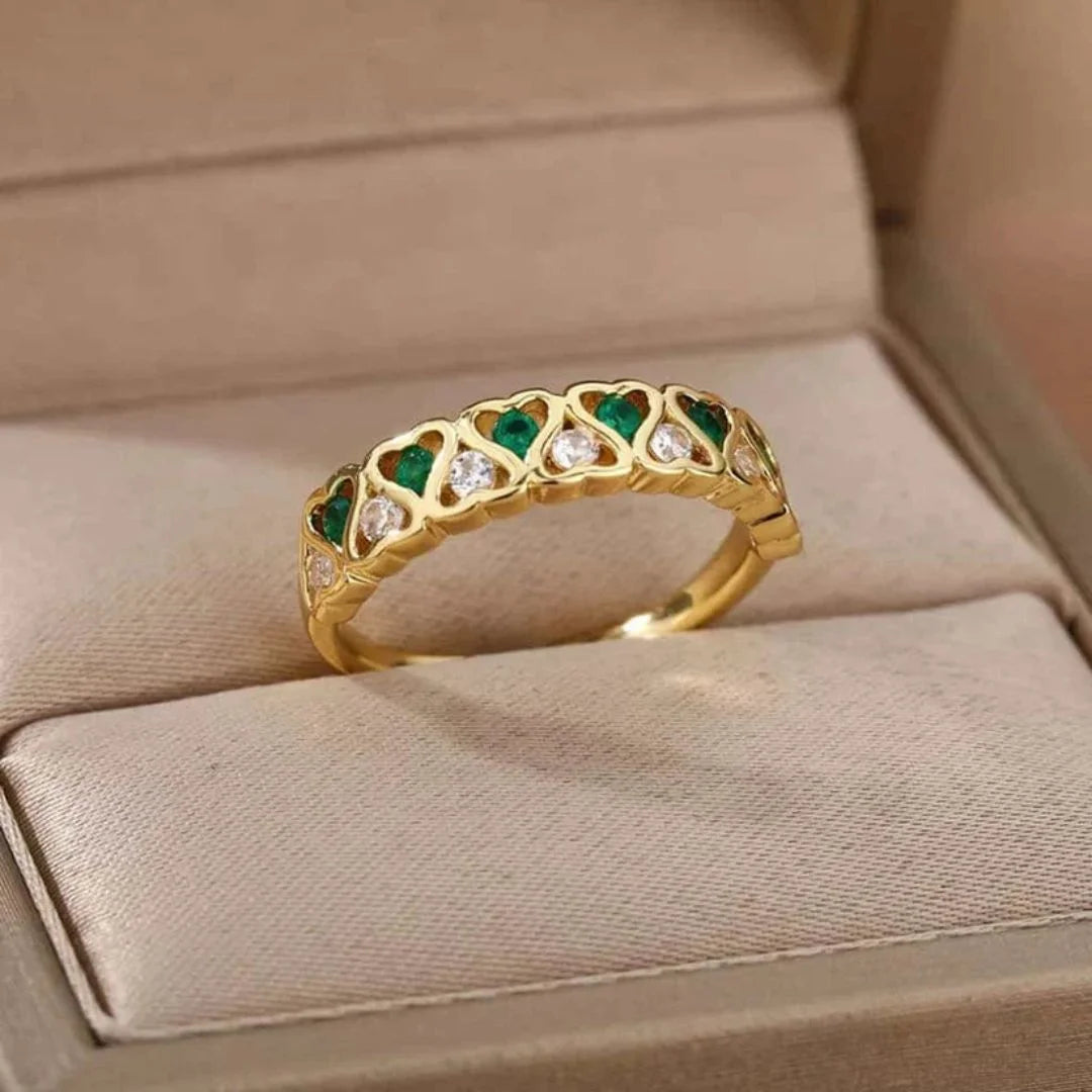 May Emerald Birthstone Ring