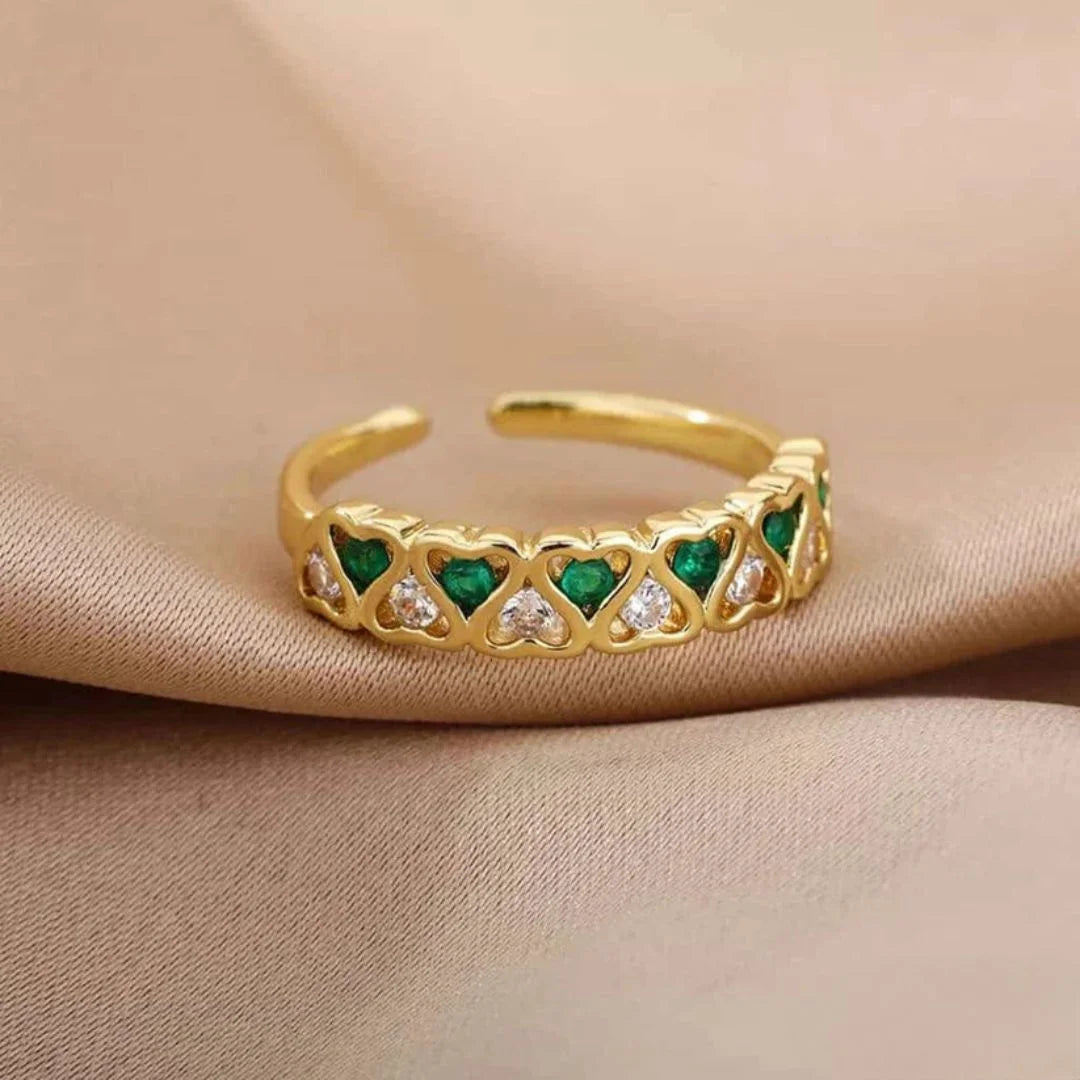 May Emerald Birthstone Ring