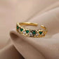 May Emerald Birthstone Ring