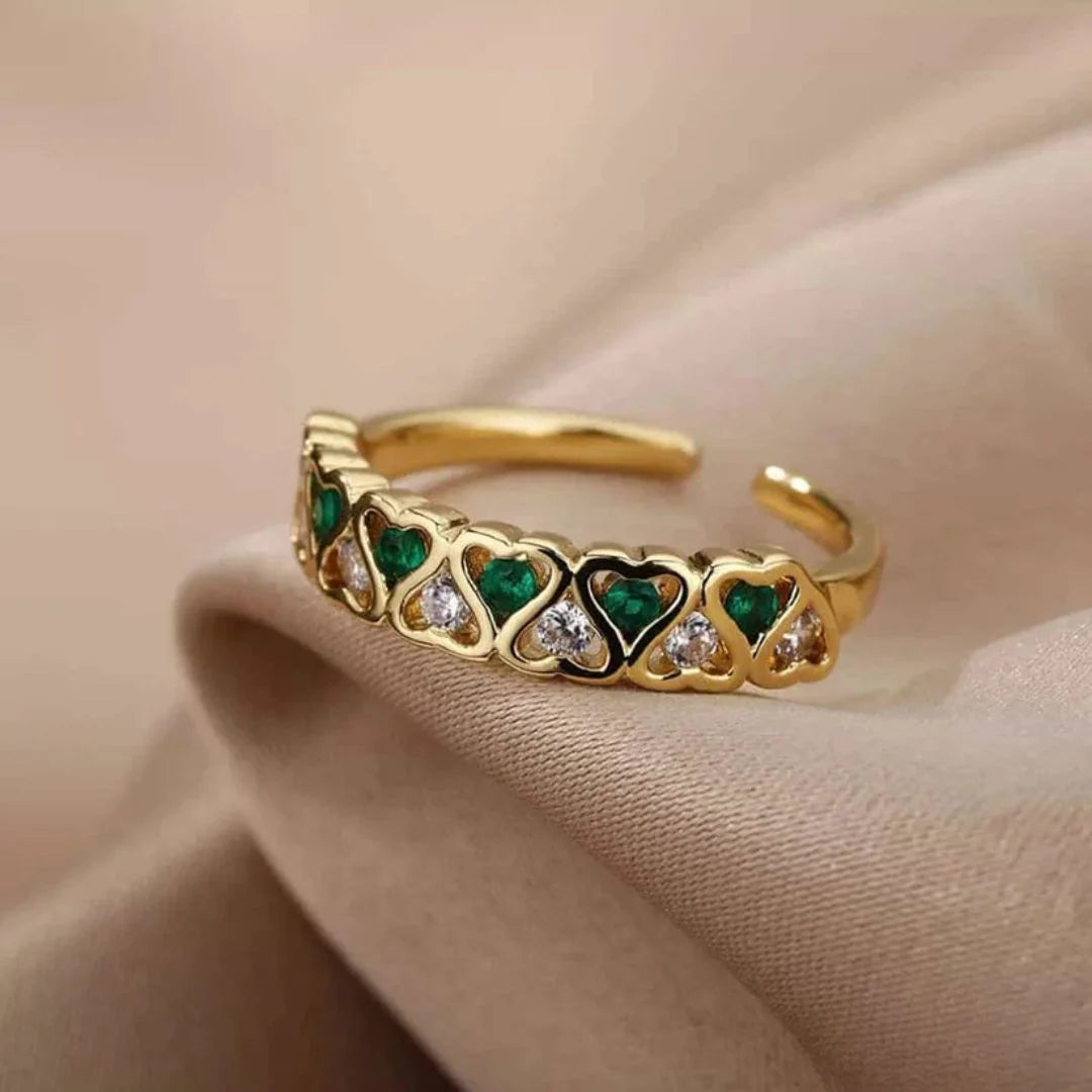 May Emerald Birthstone Ring