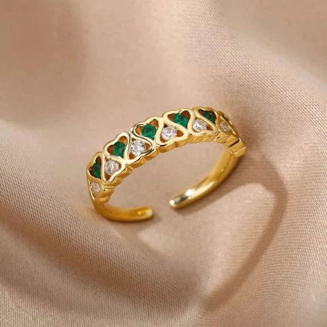 May Emerald Birthstone Ring