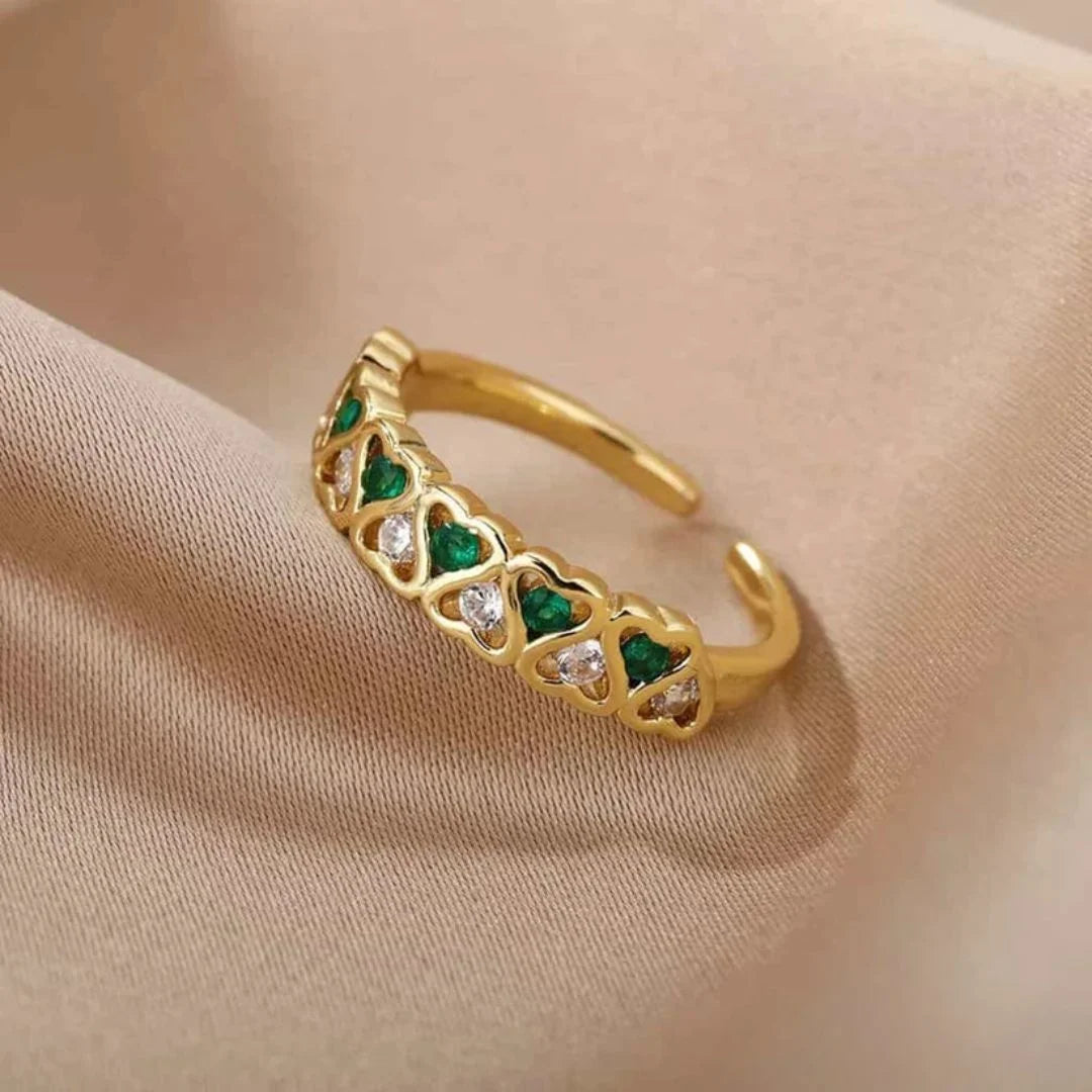 May Emerald Birthstone Ring