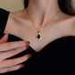 May Emerald Birthstone Jewelry Set