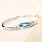 March Aquamarine Birthstone Bracelet