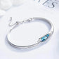 March Aquamarine Birthstone Bracelet