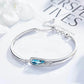March Aquamarine Birthstone Bracelet