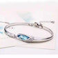 March Aquamarine Birthstone Bracelet
