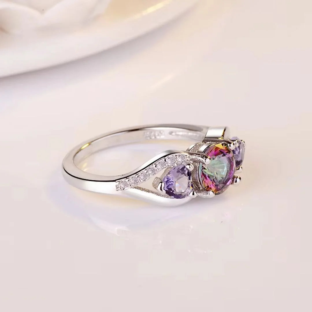 June Alexandrite Birthstone Ring